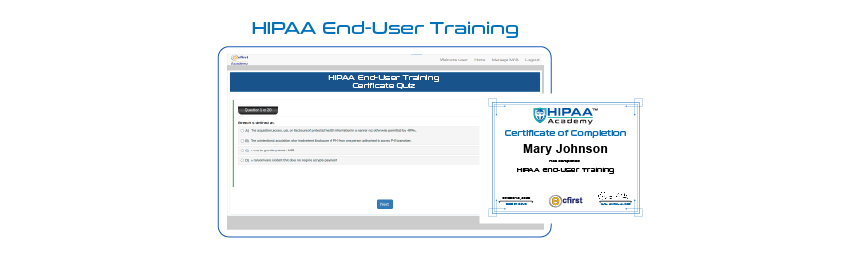 HIPAA End-User Training